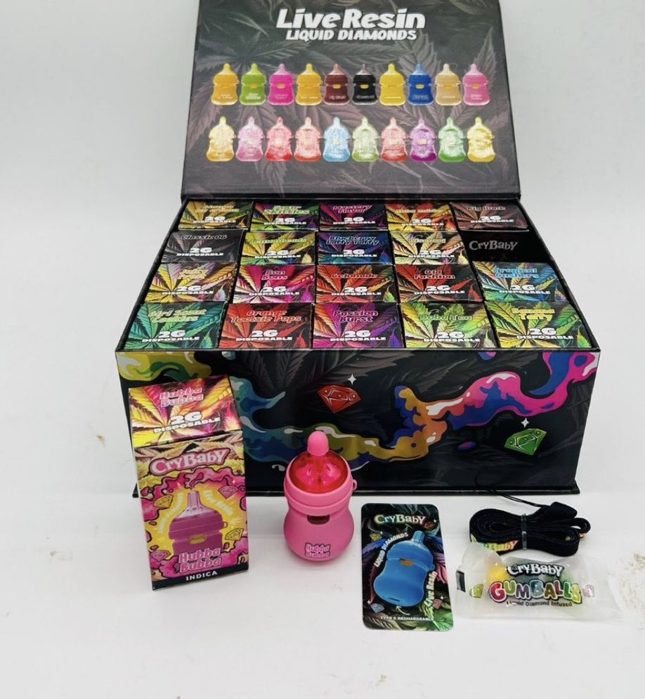 CryBaby Live Resin Liquid Diamonds 2 Gram Disposable