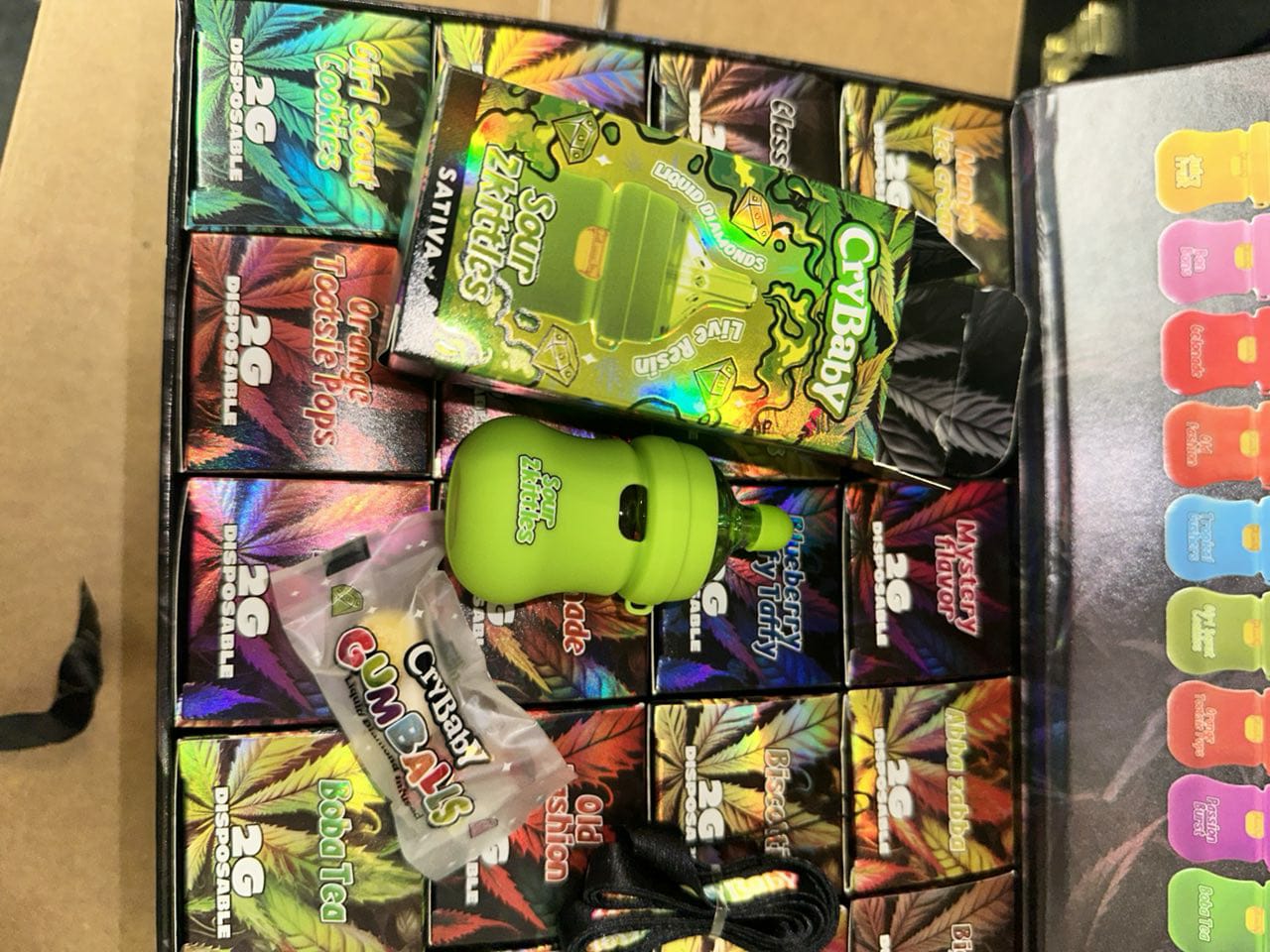 CryBaby 2G Sour Zkittles Disposable